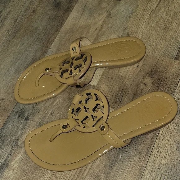 Tory Burch Tan Leather Sandals - Picture 3 of 7